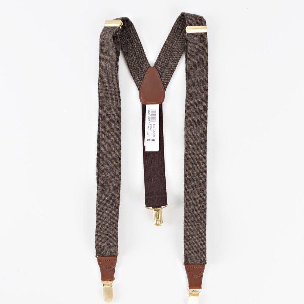 Brown/Gold Suspenders